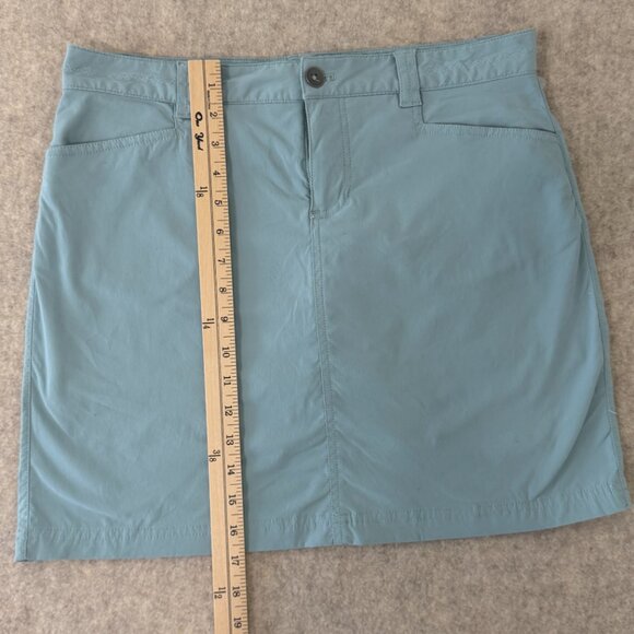 Eddie Bauer Blue Outdoor Skort Size 8 Hiking Travel Casual - Picture 3 of 12